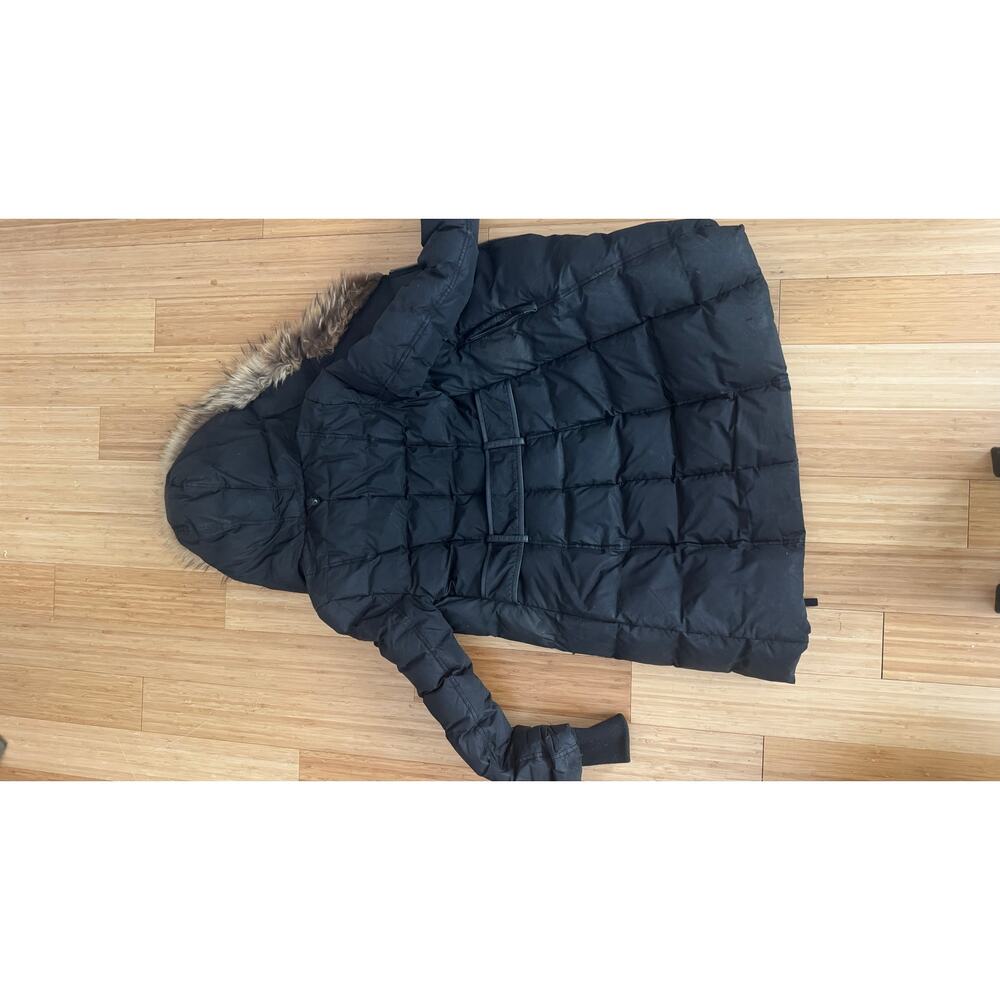 Mackage Kay Black Down Puffer Parka with Fur Trim | Women’s - Picture 7 of 11